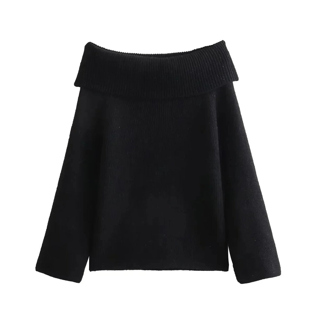 Lune London | Off-Shoulder Women's Knit Sweater