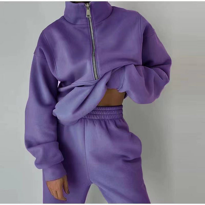 Lune London | Sweatshirt Und Hose Für Damenbekleidung Mit Reißverschlussverschluss