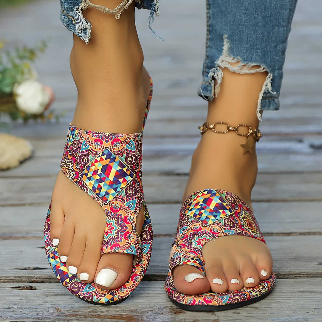 Lune London | Floral Flip Flops for Women