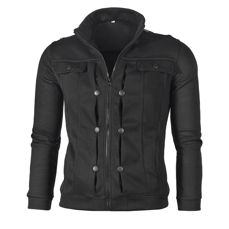 Winter sweatshirt jacket for women with stylish button details Lune London