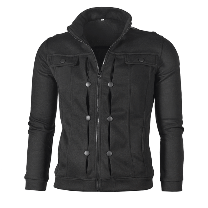 Winter sweatshirt jacket for women with stylish button details Lune London