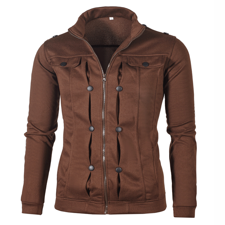 Winter sweatshirt jacket for women with stylish button details Lune London