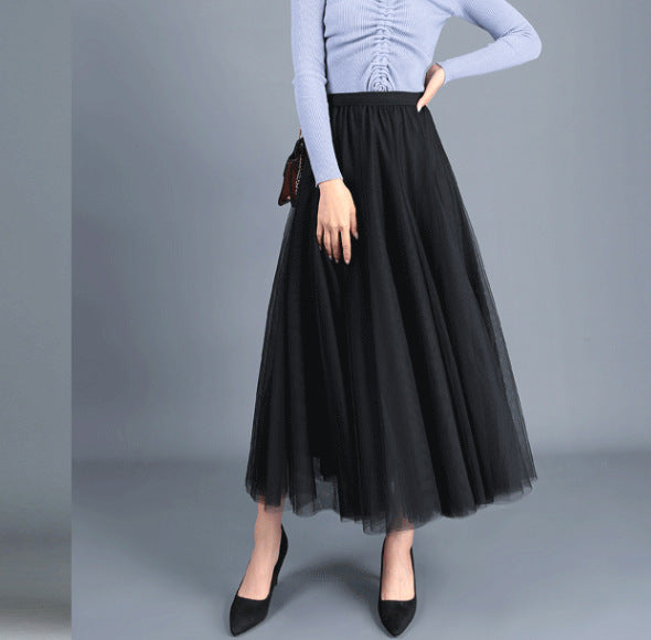 Lune London | Longer Softer Tulle Skirt with High Waist and Slim Fit