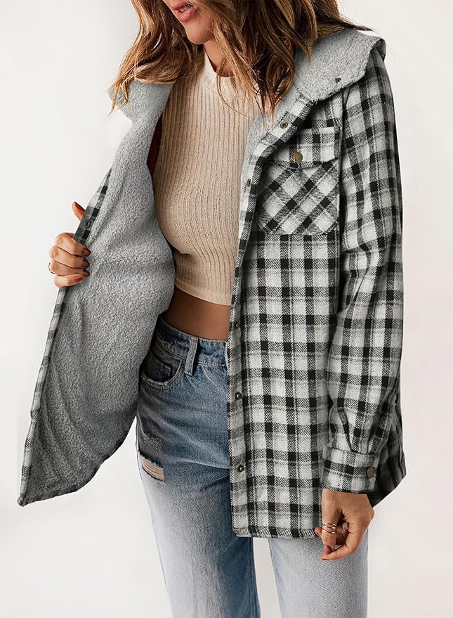 Lune London | Checked Lining Shirt Jacket