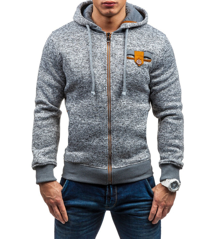 Trendy hooded jacket for men with a structured design and practical pockets Lune London