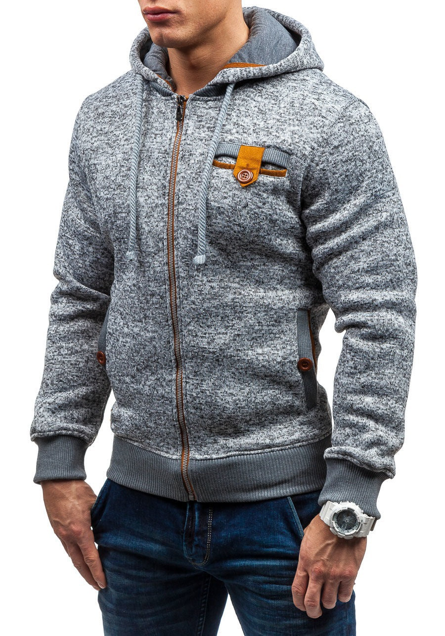 Trendy hooded jacket for men with a structured design and practical pockets Lune London