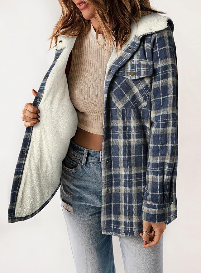 Lune London | Checked Lining Shirt Jacket