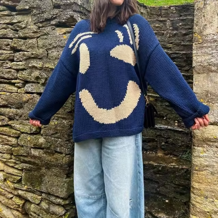 Lune London | Cozy oversized cotton knit sweater
