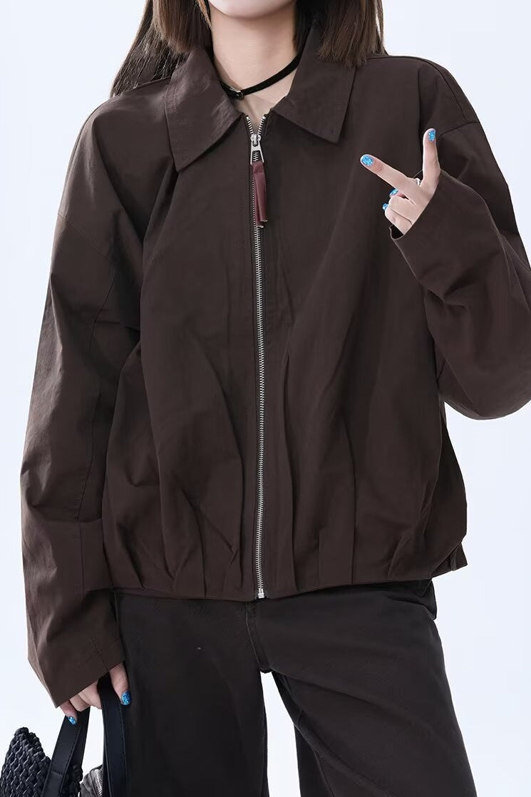 Lune London | Faux Leather Relaxed Jacket
