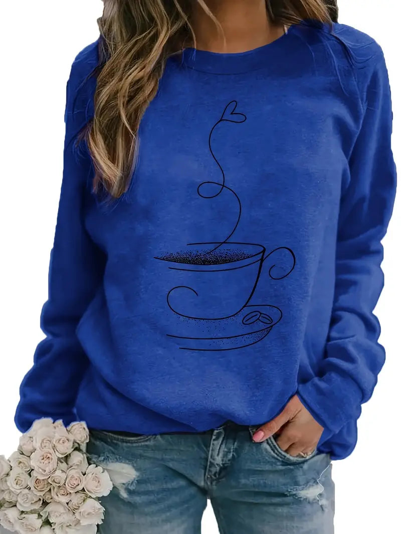 Lune London | Cozy Coffee Graphic Sweatshirt