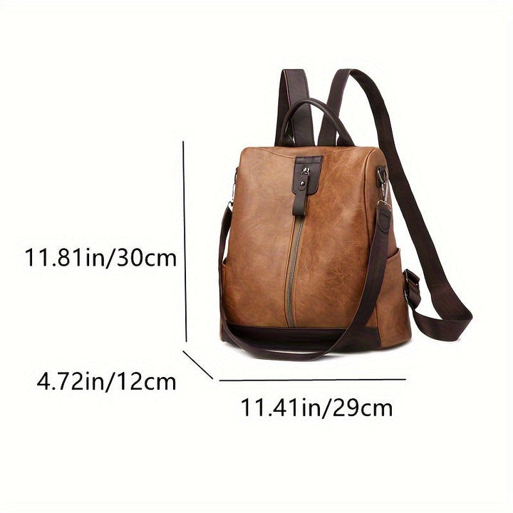 Lune London | Security Backpack for Women Specifically Designed To Prevent Theft Vegan Leather
