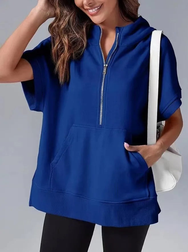 Lune London | Casual Short Sleeve Hoodie