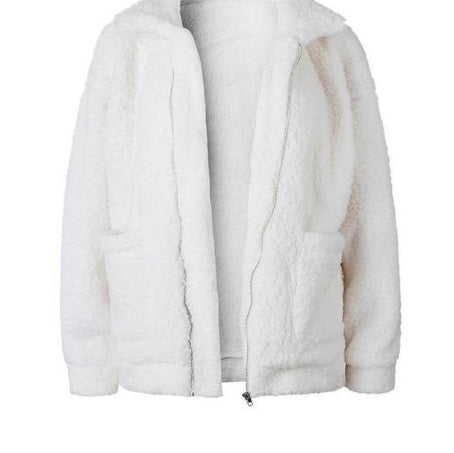 Lune London | Women's Fleece Sweatshirt with Wide Collar