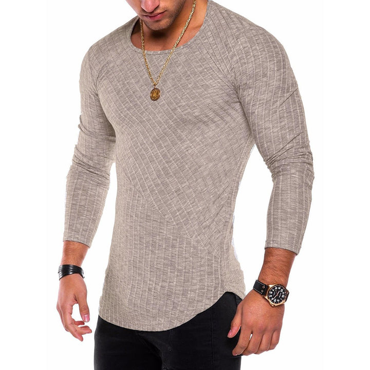 Men's long-sleeve shirt with textured surface Lune London