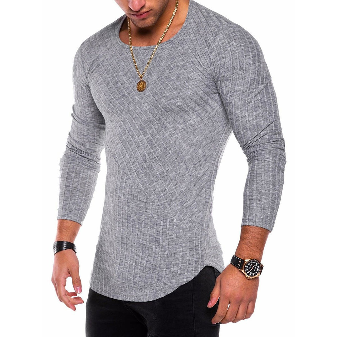 Men's long-sleeve shirt with textured surface Lune London