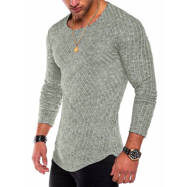 Men's long-sleeve shirt with textured surface Lune London