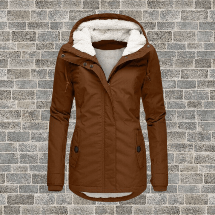 Lune London | Women's Long Winter Coat with Luxurious Fur Lining