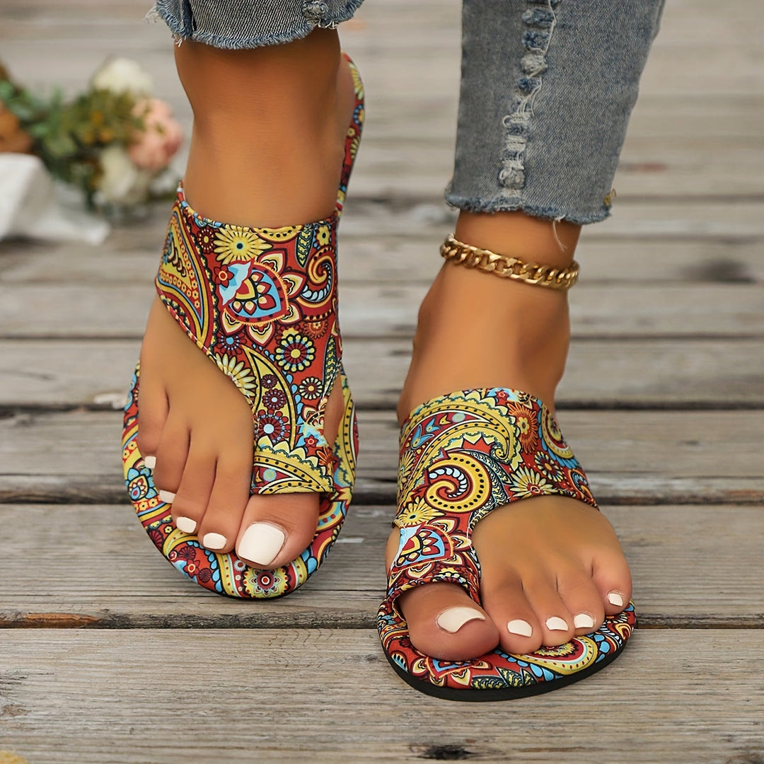 Lune London | Floral Flip Flops for Women