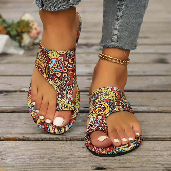 Lune London | Floral Flip Flops for Women