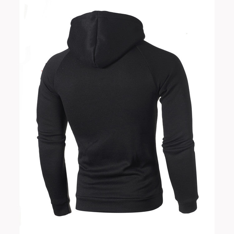 Men's hoodie with practical zipper and soft material interior Lune London