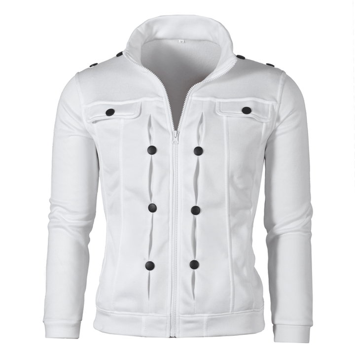 Winter sweatshirt jacket for women with stylish button details Lune London