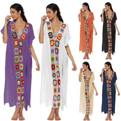 Bohemian-Inspired Crochet Summer Dress for Women Lune London
