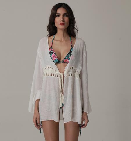 Ladies lightweight cover-up tunic in bohemian style Lune London