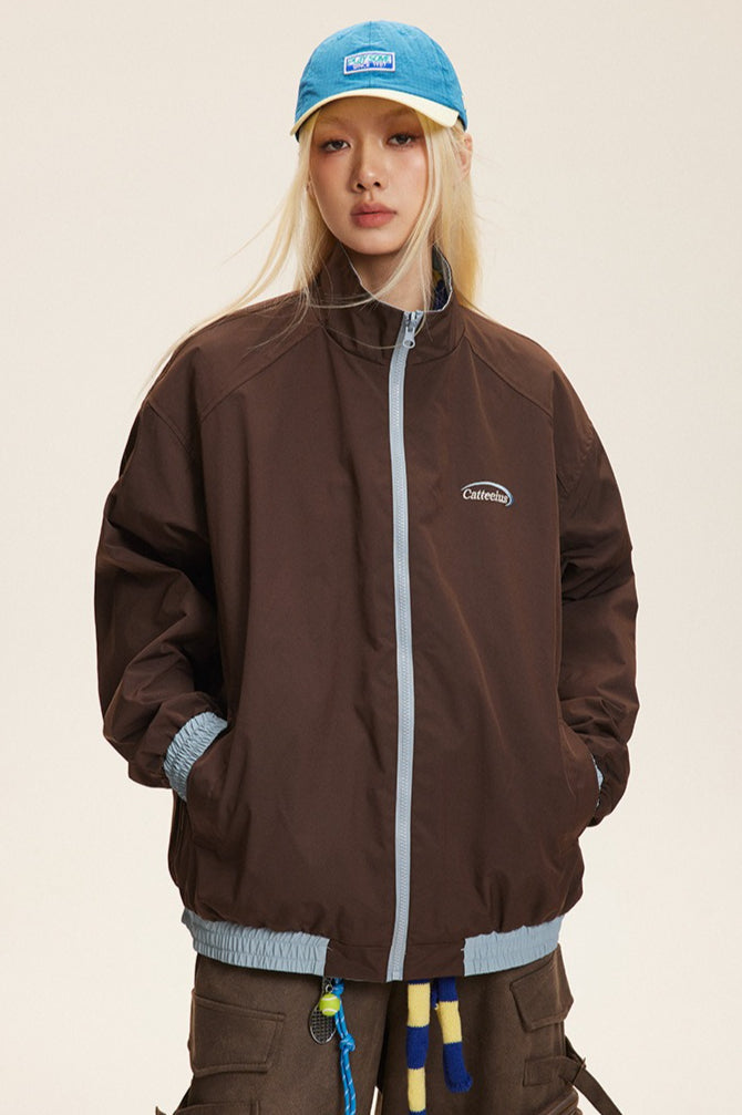 Lune London | Stand collar color combination jacket
