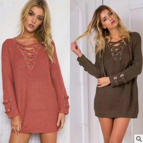 Pull en tricot pour femmes avec un design de lacets décoratif et une coupe confortable Lune London