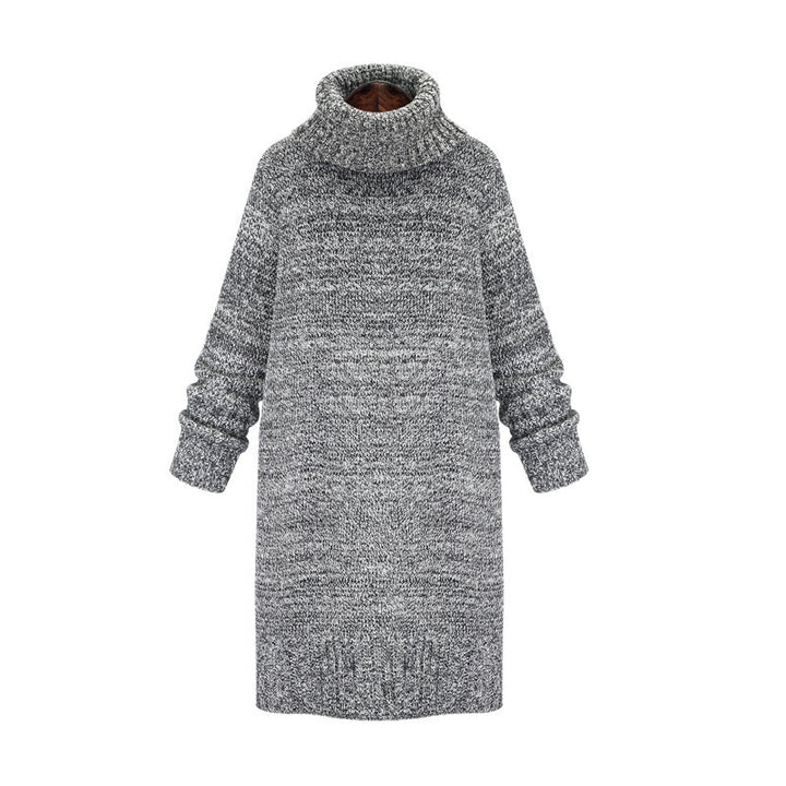 Knit sweater for women with high collar and relaxed oversized fit Lune London