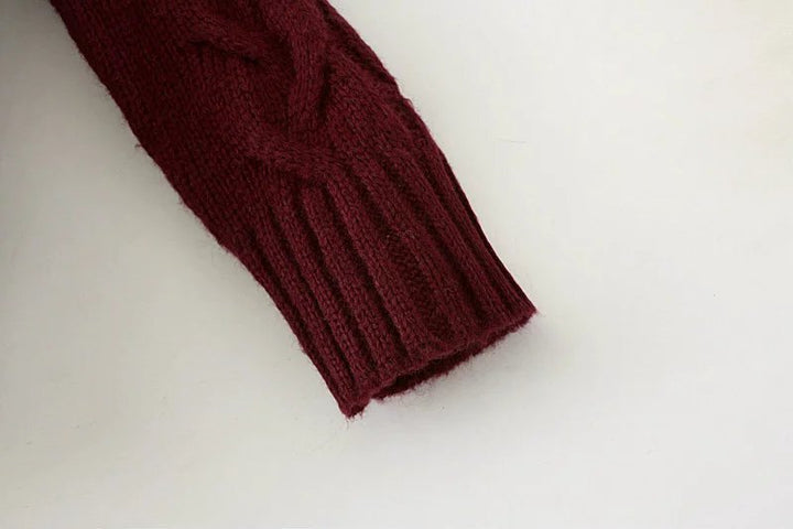 Women's knitted jacket with textured pattern Lune London