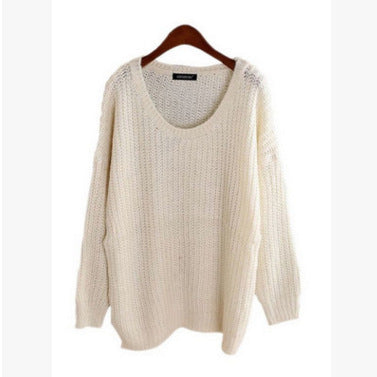 Casual knitted pullover for women with a loose fit and an airy structure Lune London