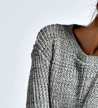 Women's sweater with heart-shaped appliqués and relaxed fit Lune London