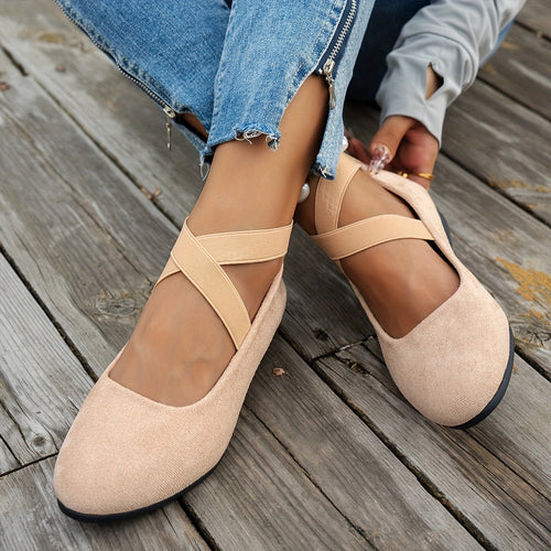 Lune London | Simple Women's Ballerinas Made Of Breathable Velvet