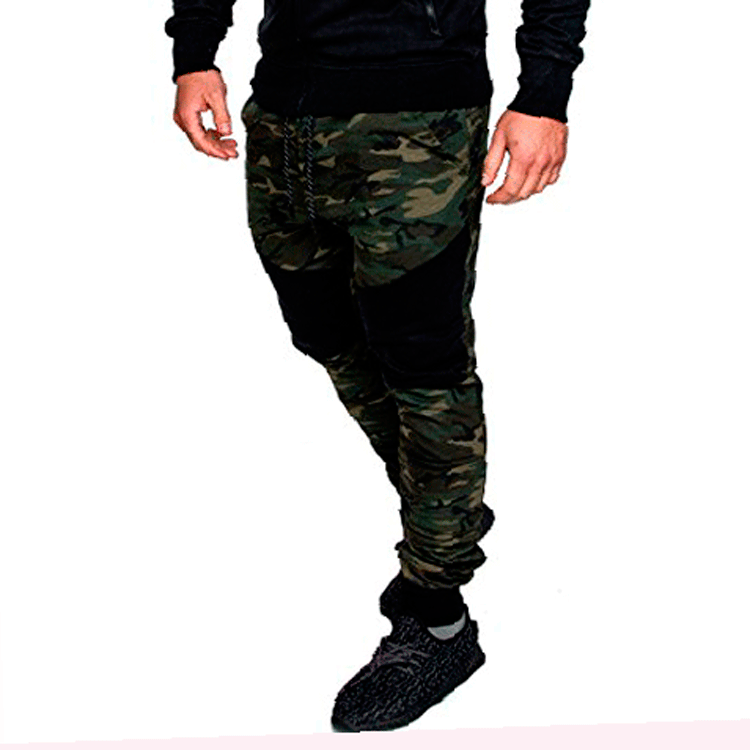 Men's cargo joggers with practical pockets and elastic waistband Lune London