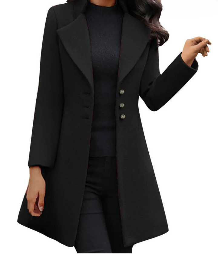 Lune London | Italian Wool Coat with Long Sleeves
