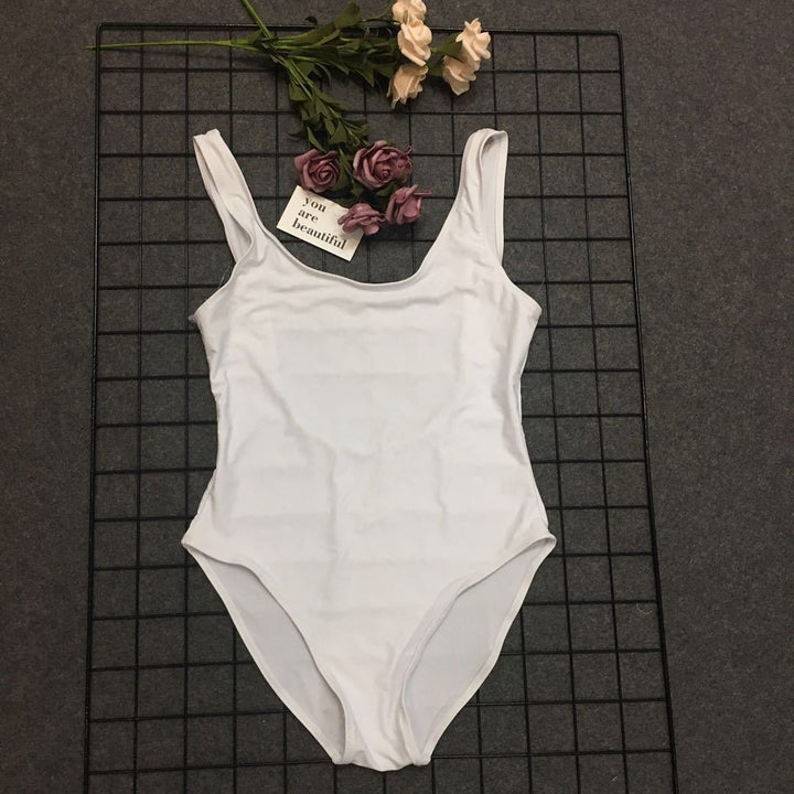 Classic one-piece swimsuit with high back Lune London for women
