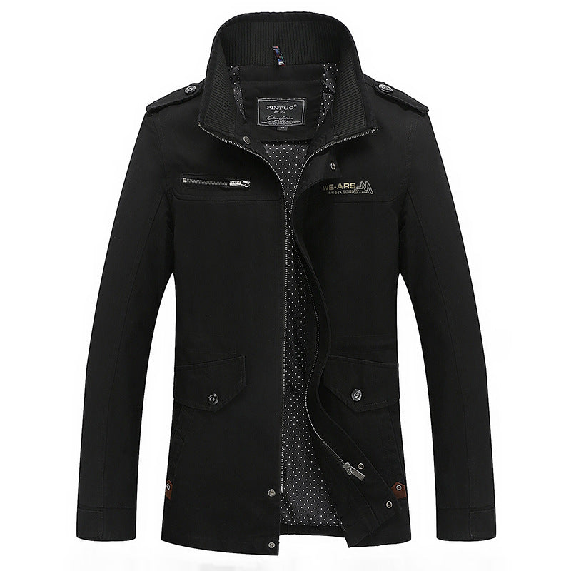 Trendy transition jacket for men with practical pockets Lune London