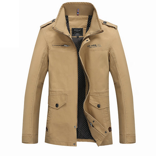 Trendy transition jacket for men with practical pockets Lune London