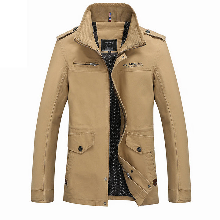 Trendy transition jacket for men with practical pockets Lune London