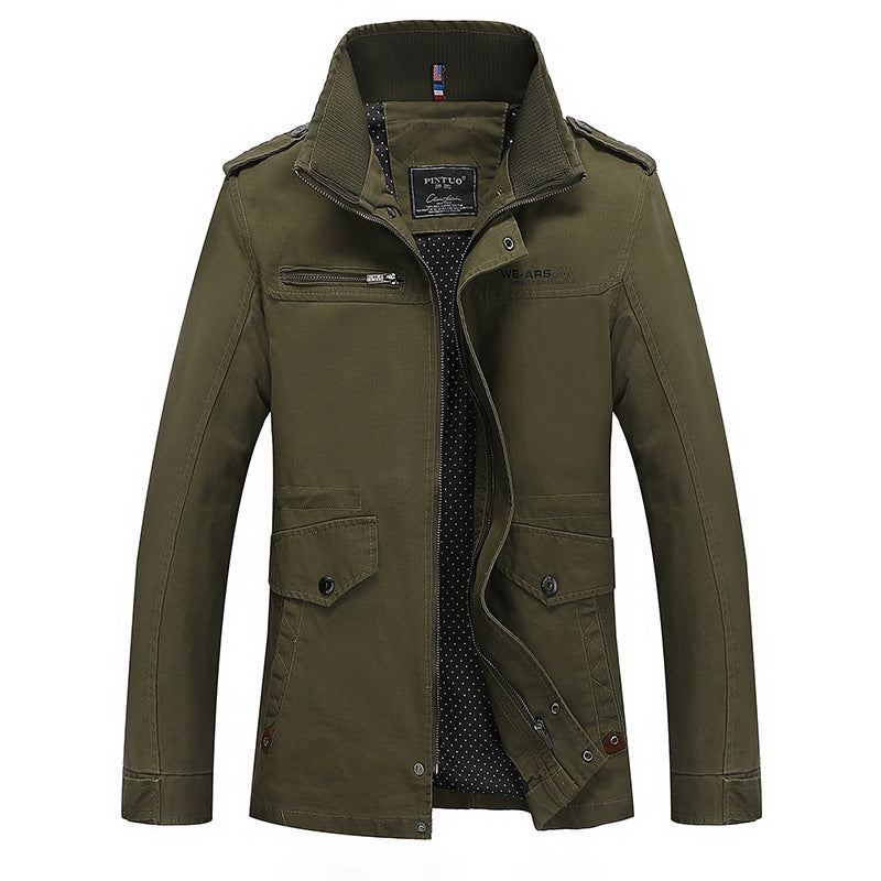 Trendy transition jacket for men with practical pockets Lune London