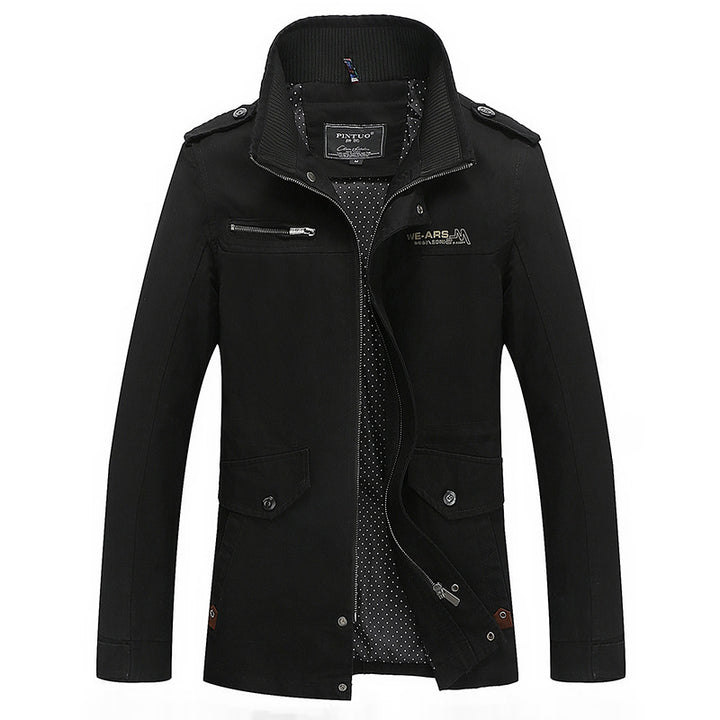 Trendy transition jacket for men with practical pockets Lune London
