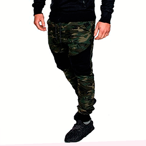 Men's cargo joggers with practical pockets and elastic waistband Lune London