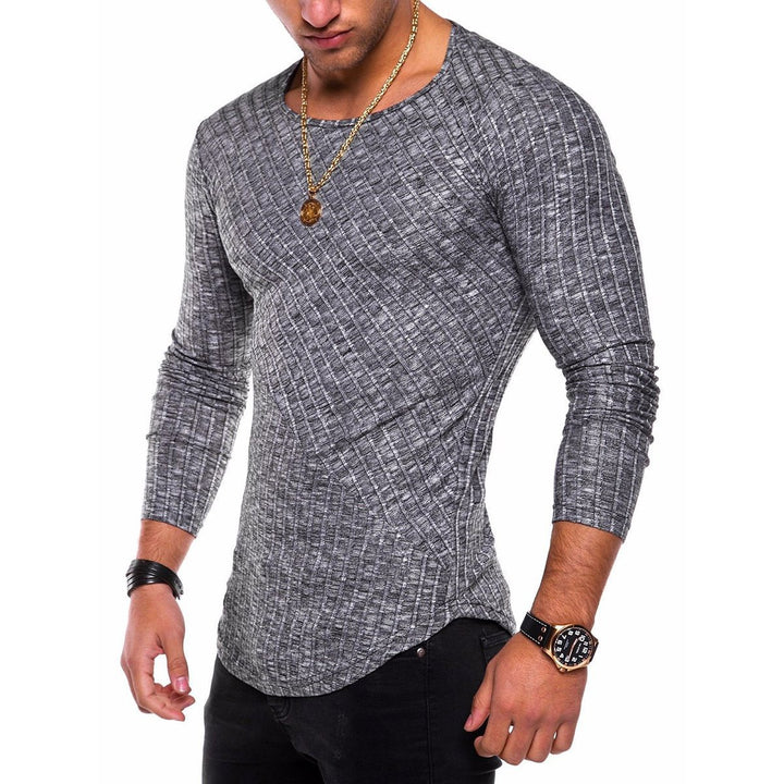 Men's long-sleeve shirt with textured surface Lune London