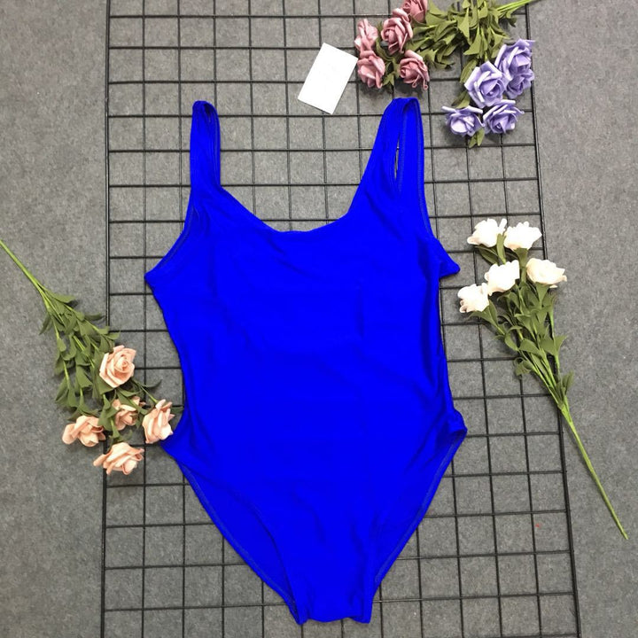Women High Neck One Piece Swimsuit Lune London