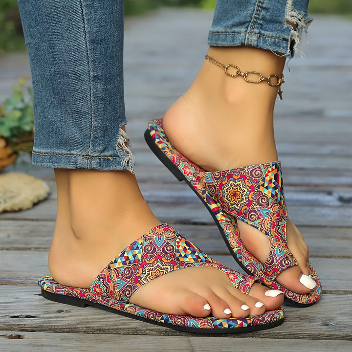 Lune London | Floral Flip Flops for Women