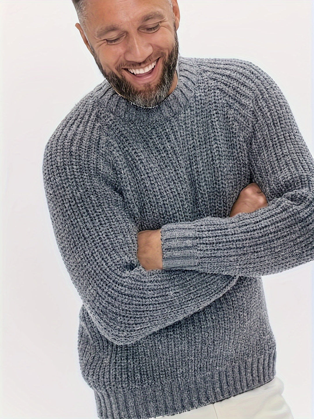 Lune London | Knit Sweater in Classic Design Acrylic Comfortable and Warm