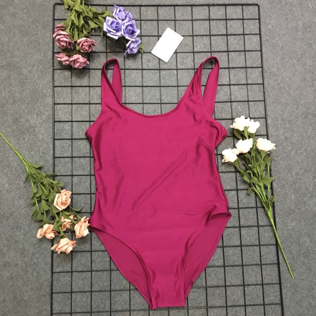 Chic and stylish one-piece sporty swimsuit for women