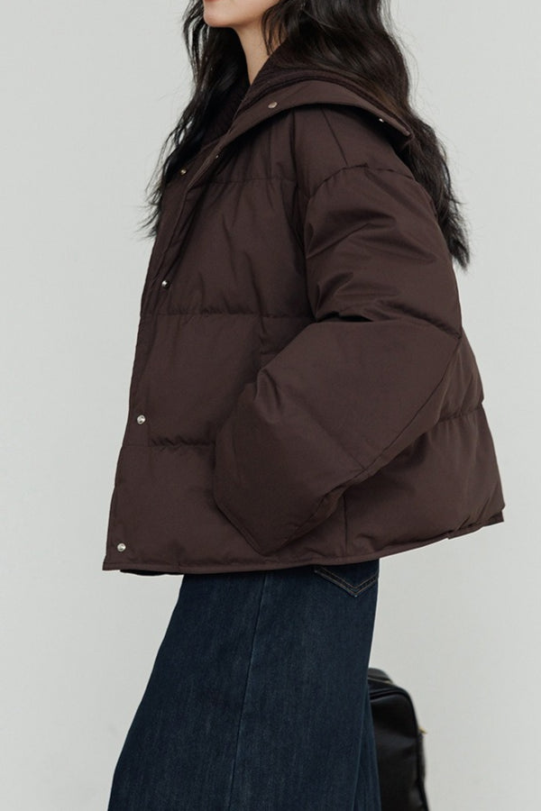 Lune London | Collar White Duck Down Puffer Jacket