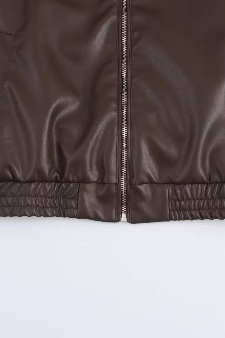 Lune London | Leather Casual Blazer